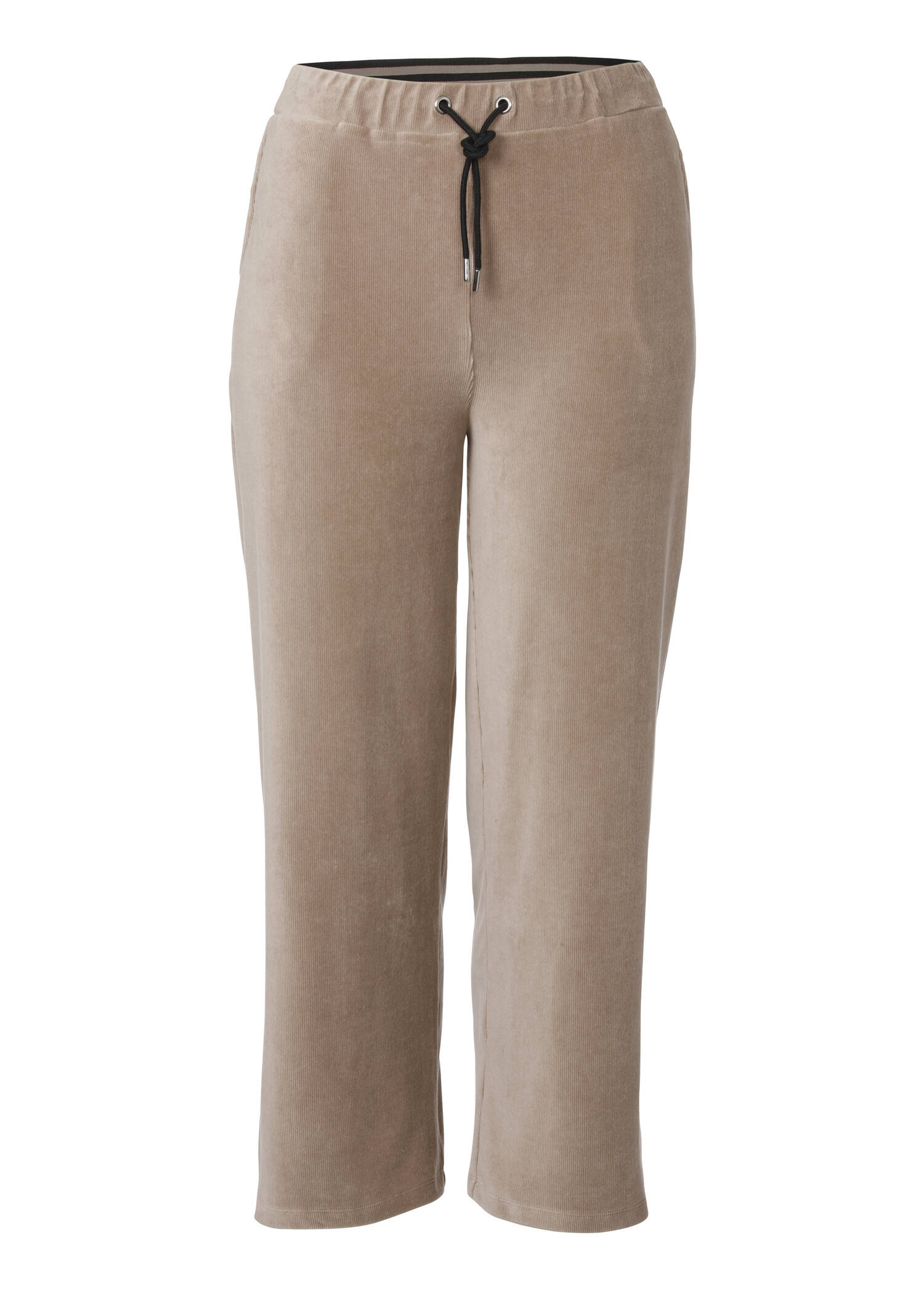 Dezente Cordhose aus unifarbenem Stoff /