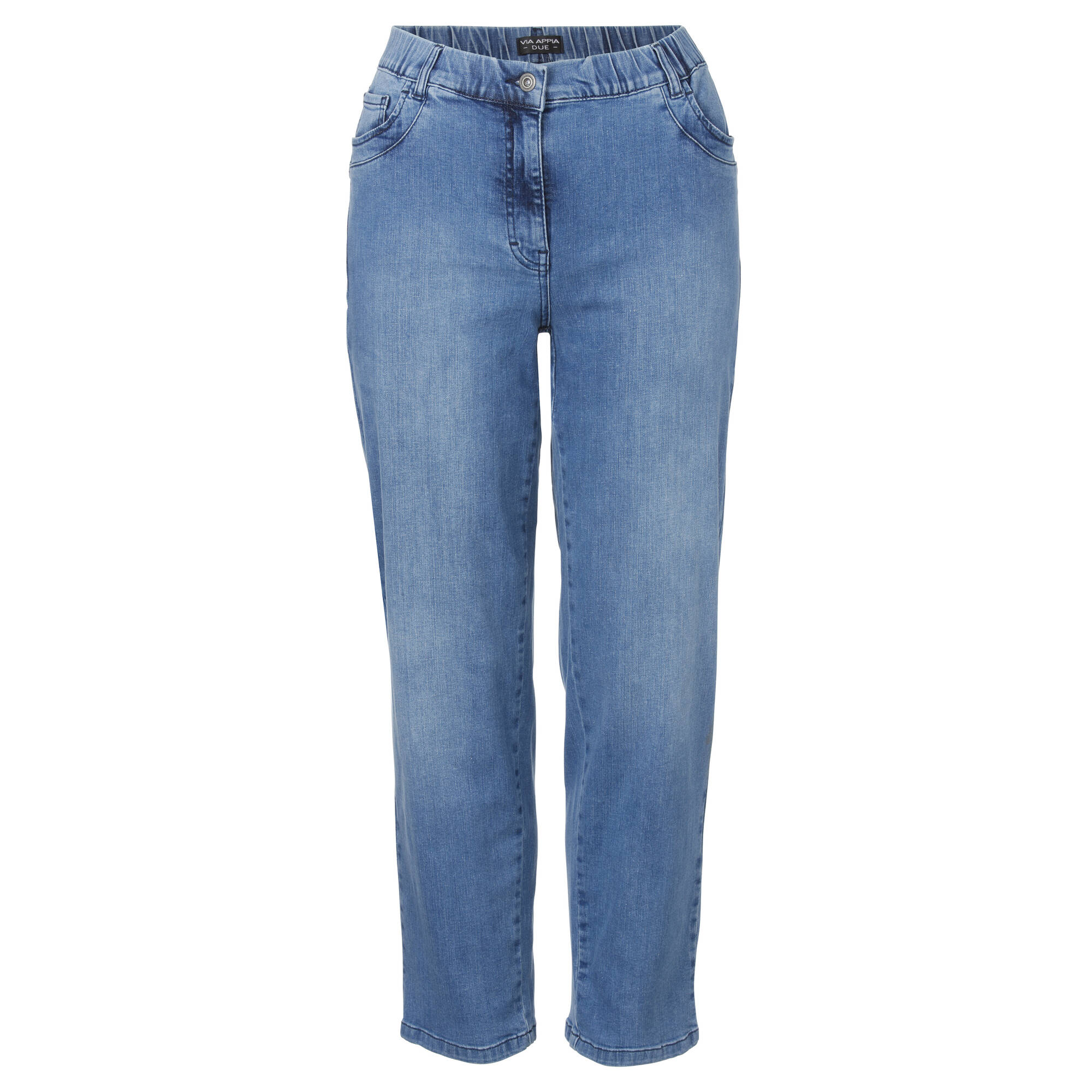 Klassische 5-Pocket-Jeans mit Ziernähten