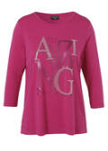 Fesches 3/4-Arm-Shirt mit Glitzerdetails / 