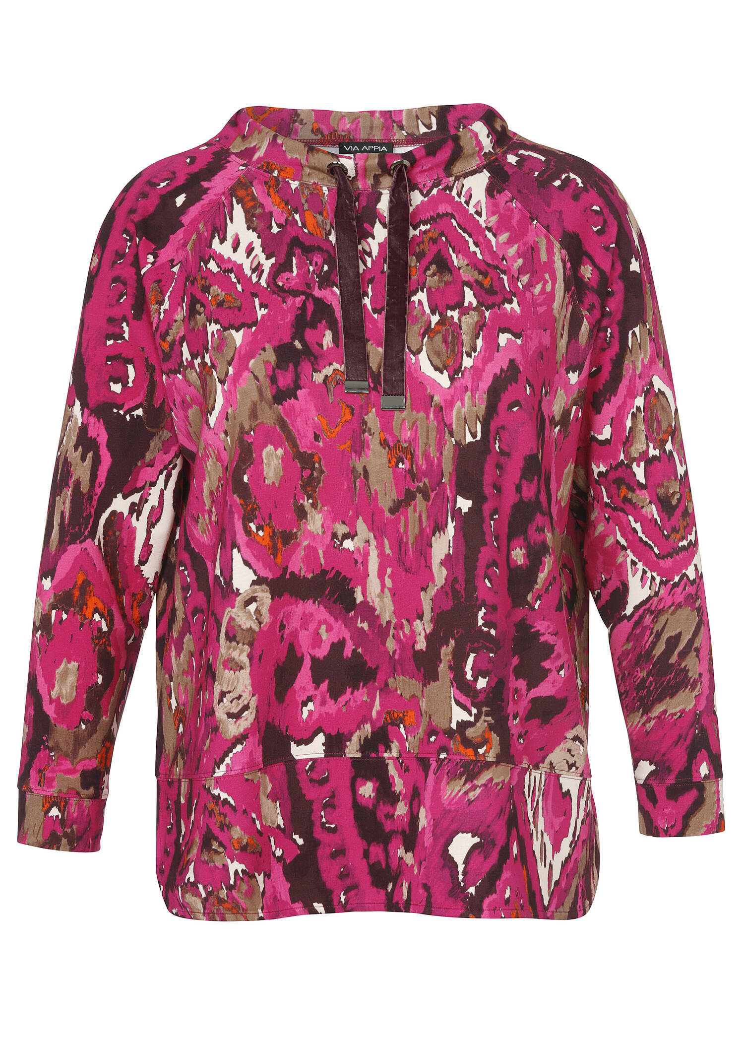 Extravagantes Sweatshirt mit Allovermuster /