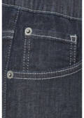 Schlichte Straight-Jeans in unifarbenem Design / 