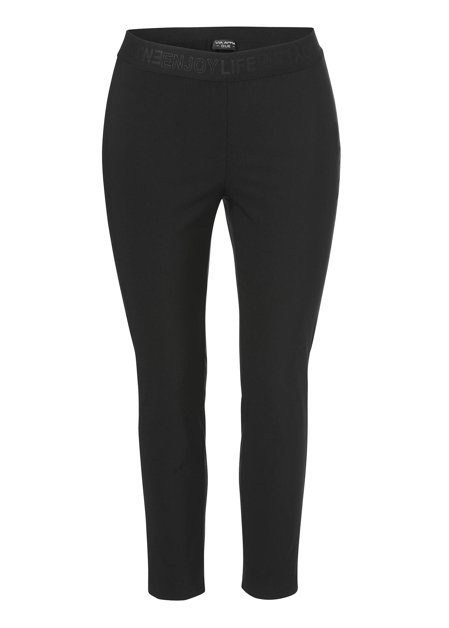 Schlichte Schlupfhose in unifarbenem Design /