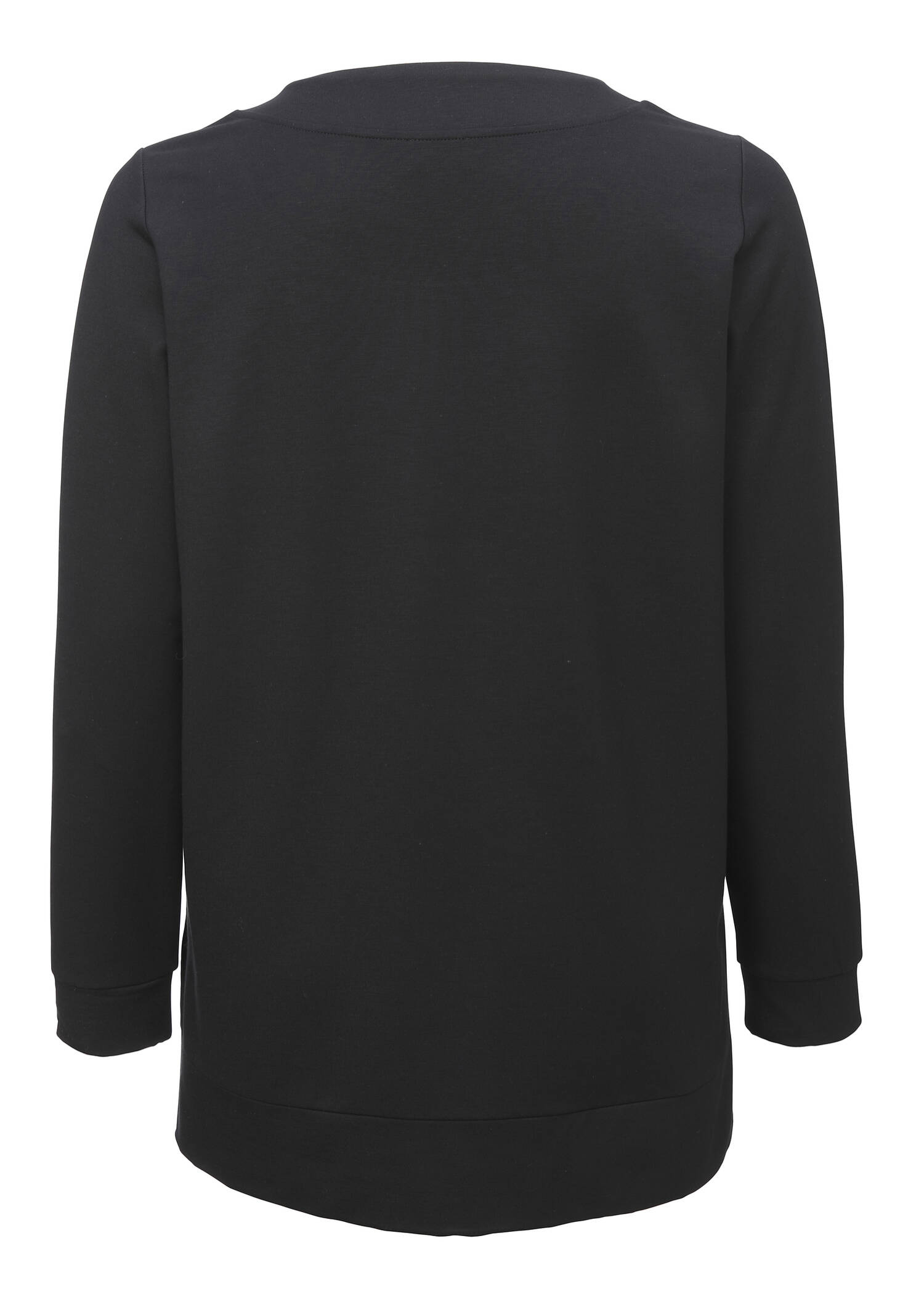 Dezentes Sweatshirt in unifarbenem Stil /