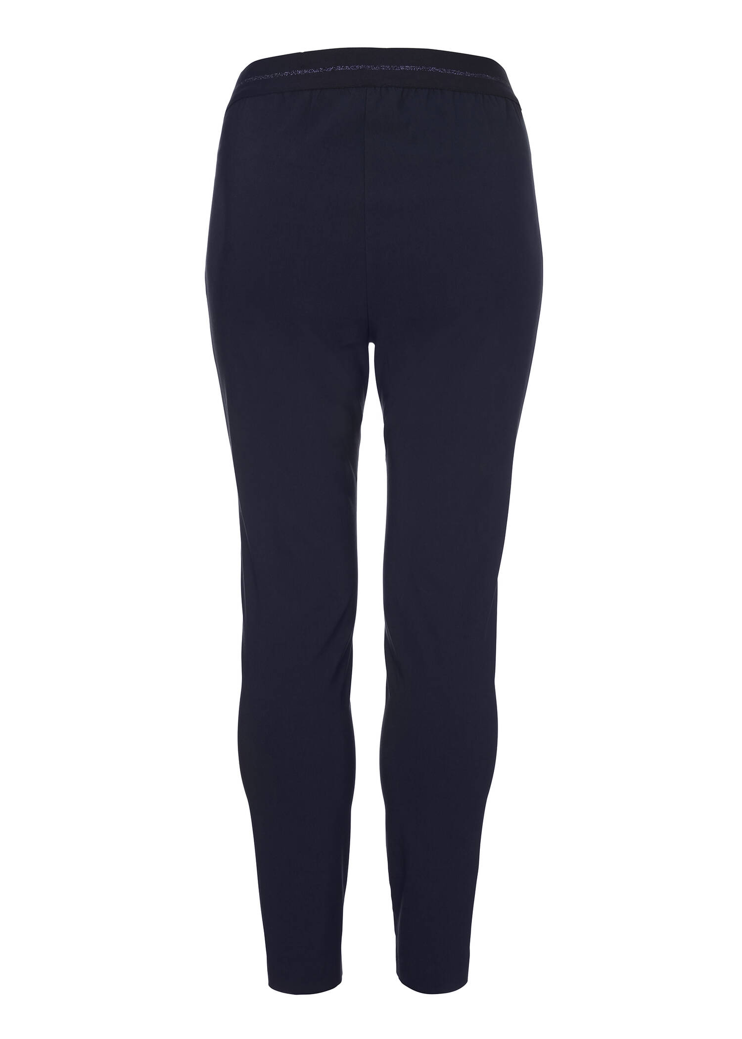 Schlichte Schlupfhose aus unifarbenem Stoff /