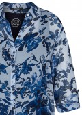 Elegante Hemdbluse mit geblümtem Muster /