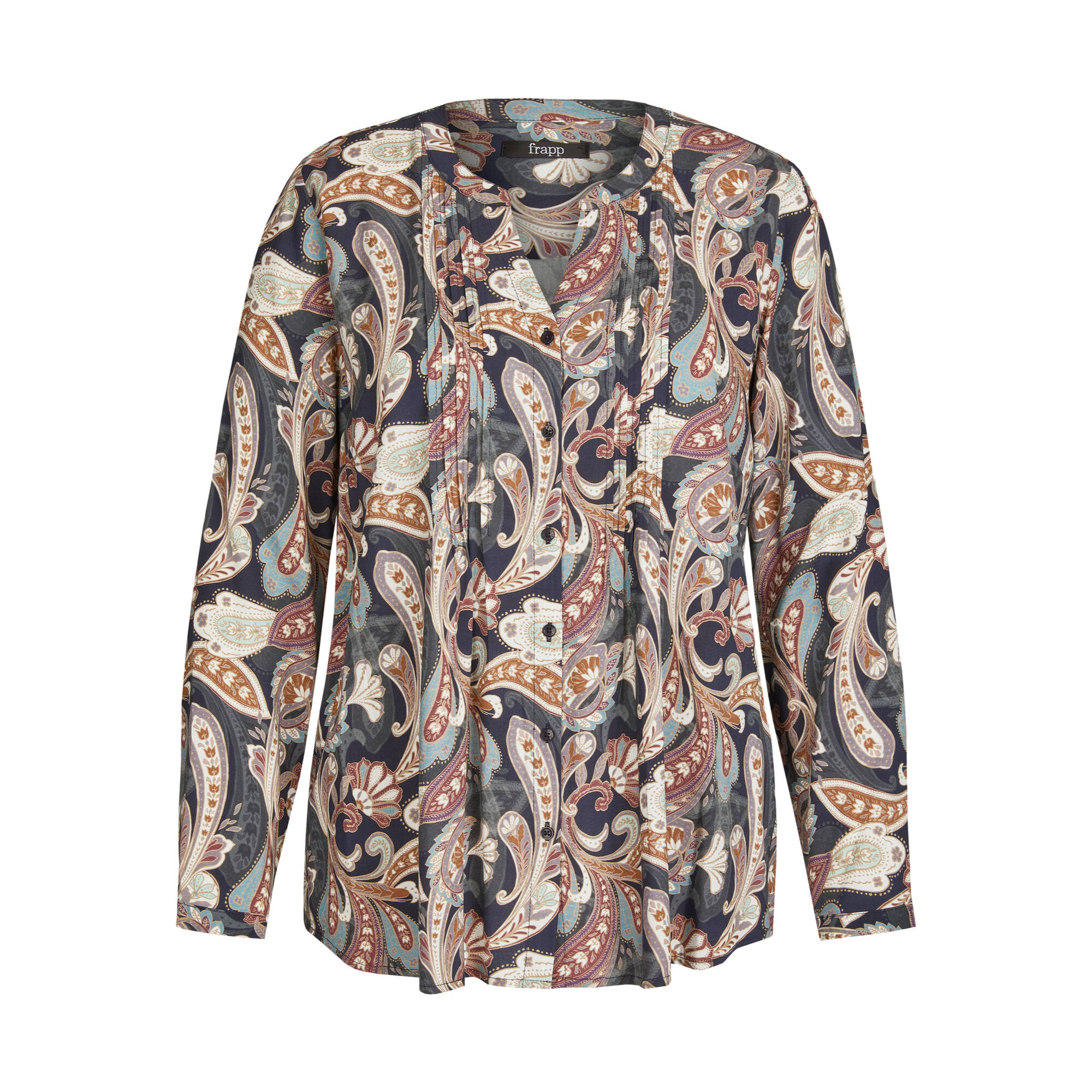 Bedruckte Bluse mit Paisley-Muster