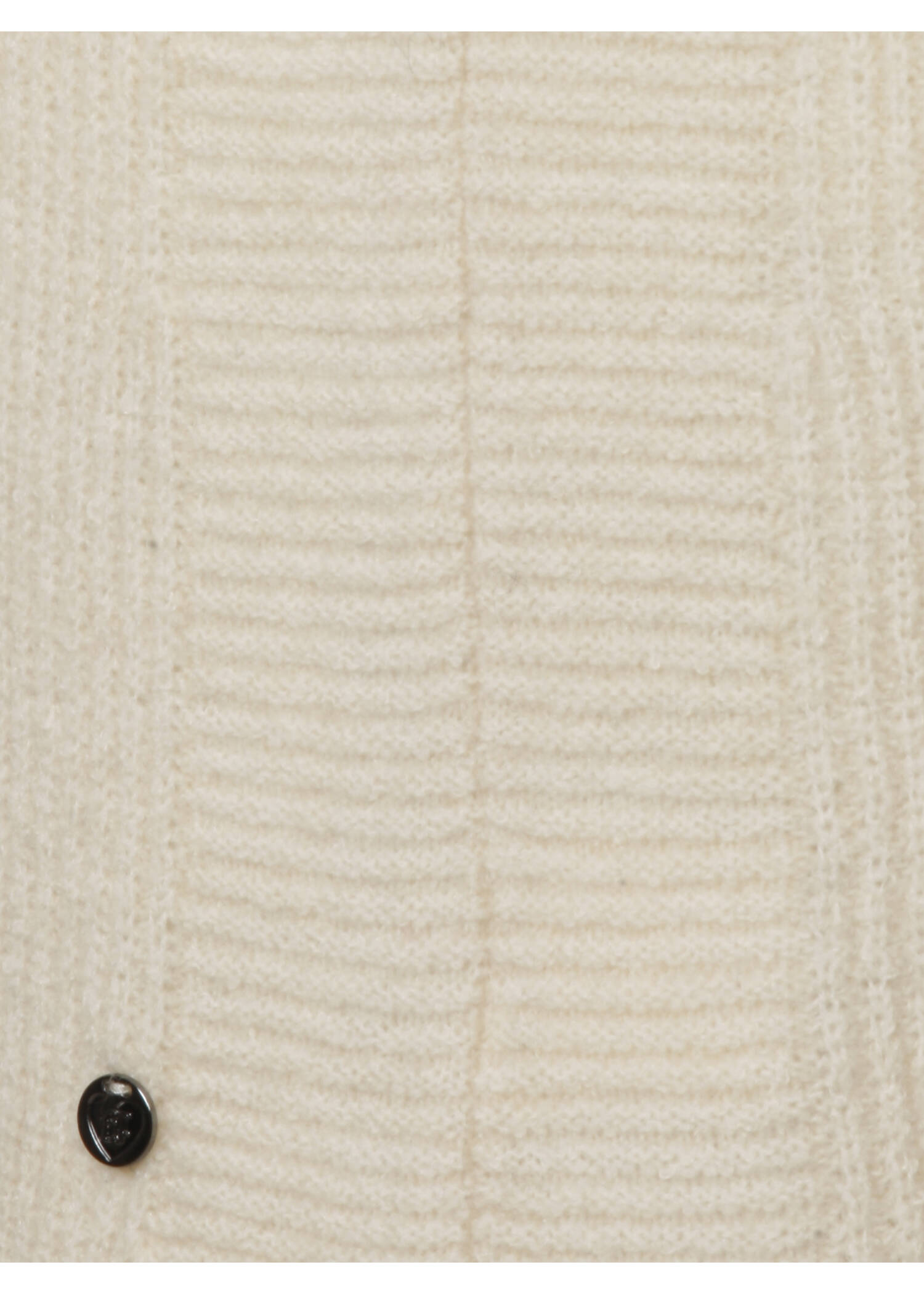 Schlichte Strickweste in unifarbenem Strick /