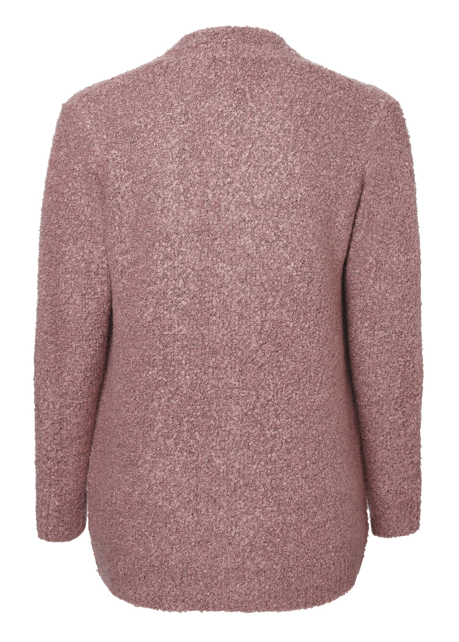 Feminine Strickjacke in unifarbenem Stil /