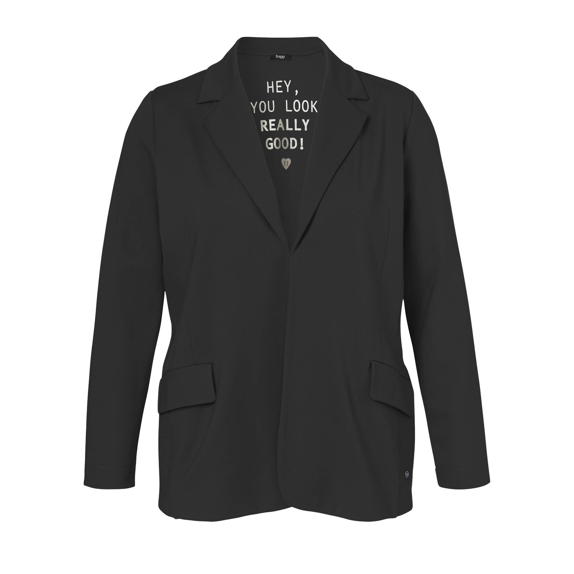 Eleganter Blazer mit Logo-Applikation