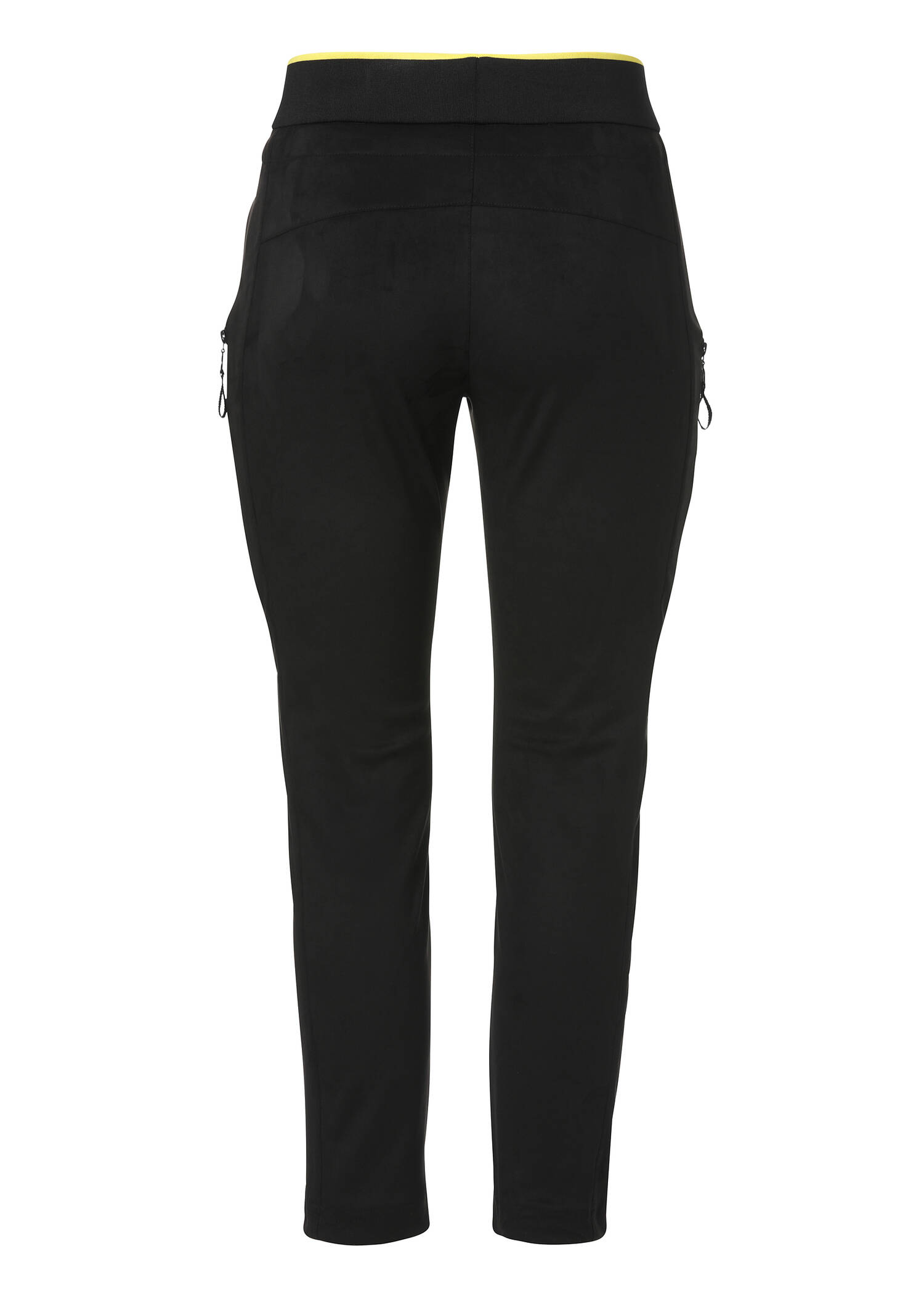 Sportive Stoffhose mit Ziernähten /