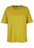 Edles Kombi-Shirt in Goldgelb /