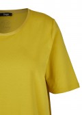 Edles Kombi-Shirt in Goldgelb /