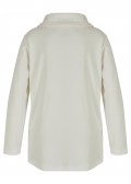 Verspielter Stehkragenpullover mit Front-Motiv /