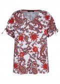 Modisches T-Shirt mit Paisley-Muster /