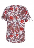 Modisches T-Shirt mit Paisley-Muster /