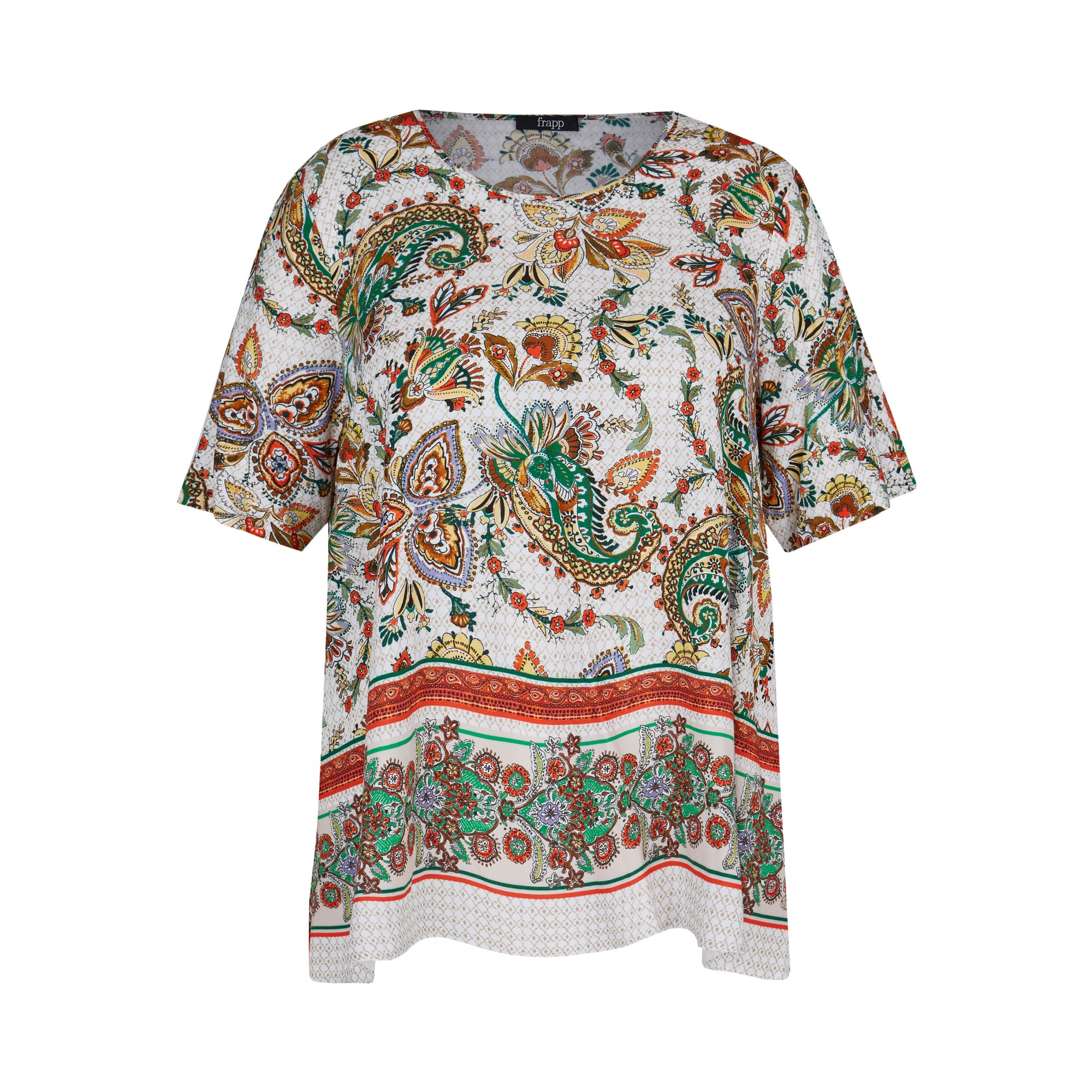 Fesche Shirtbluse mit Paisley-Muster