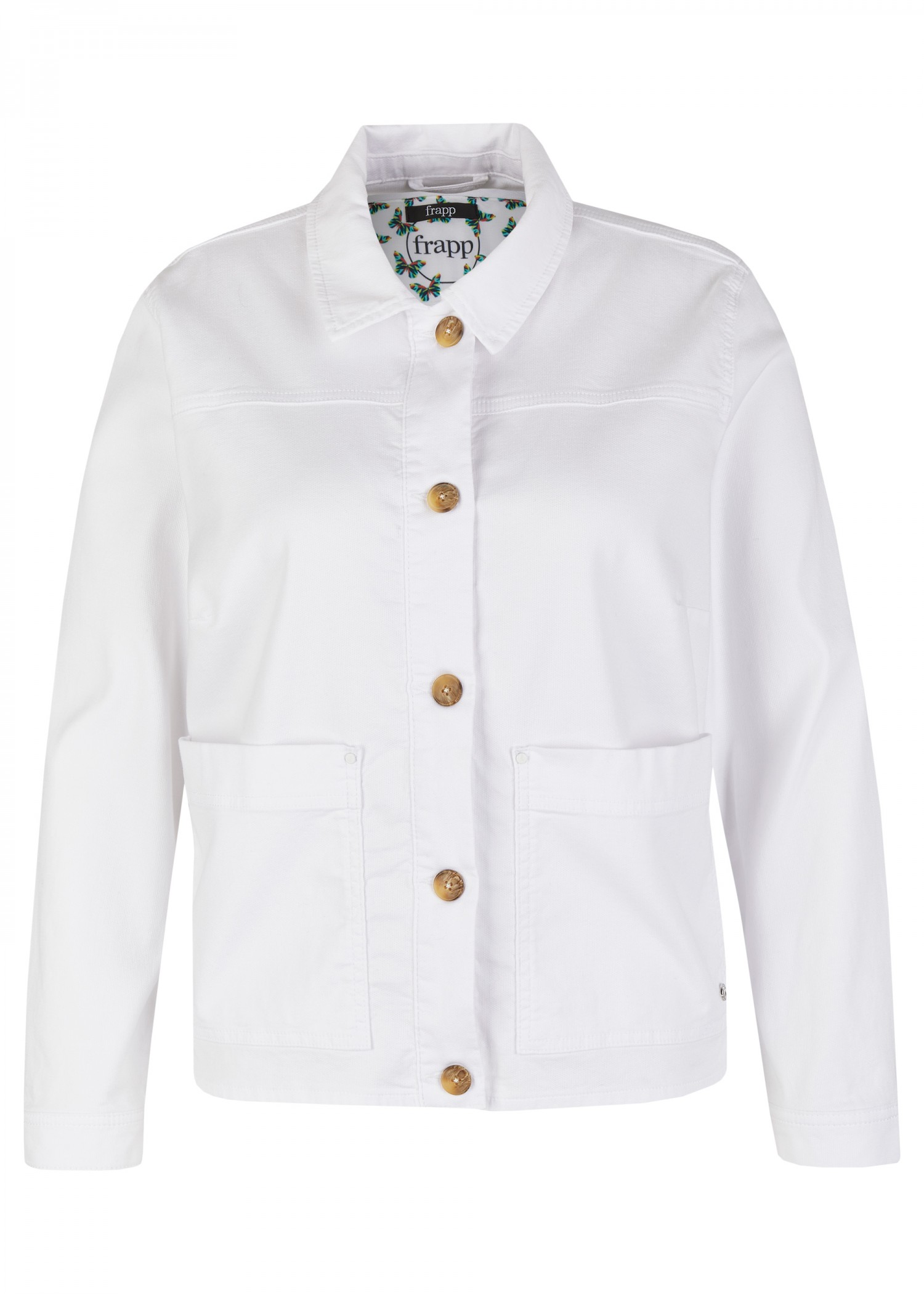 Unifarbene Jacke /