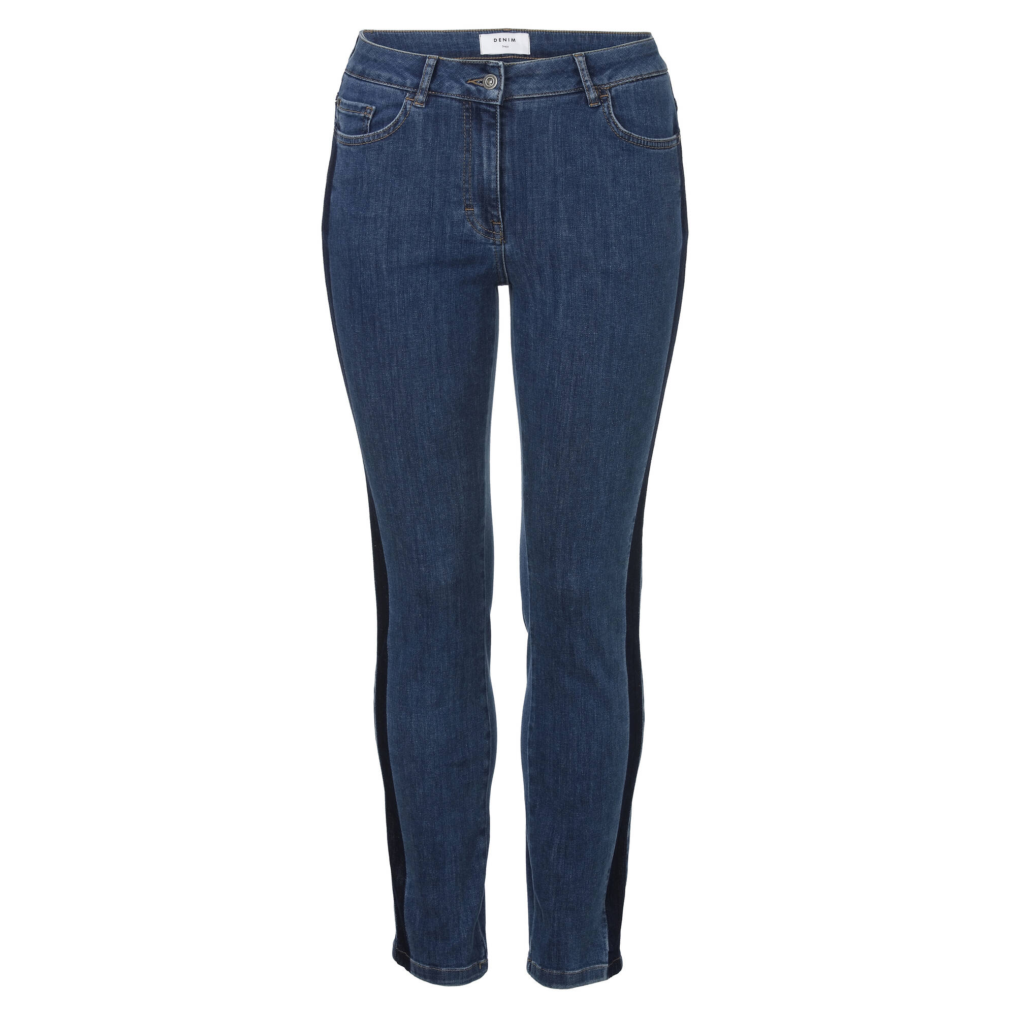 Moderne 5-Pocket-Jeans mit Galonstreifen