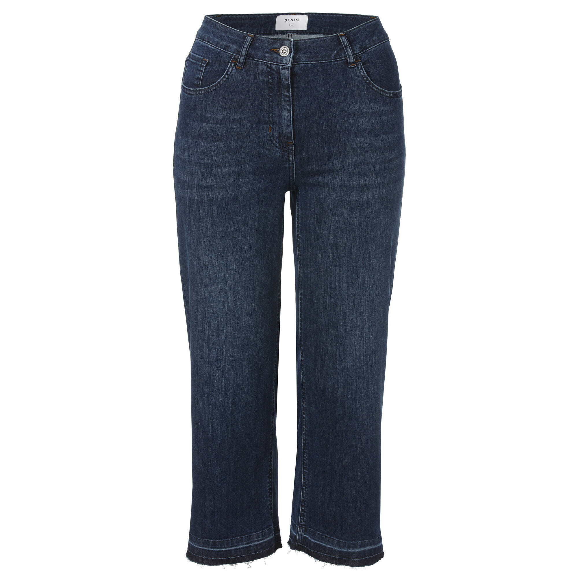 Modische 5-Pocket-Jeans in unifarbenem Stil