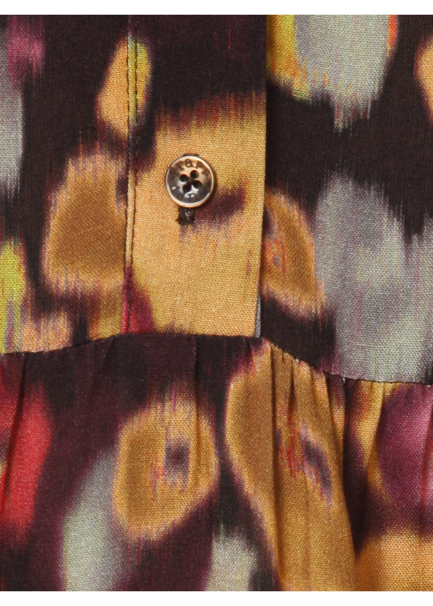 Feminines Blusenkleid mit geblümtem Allover-Muster /