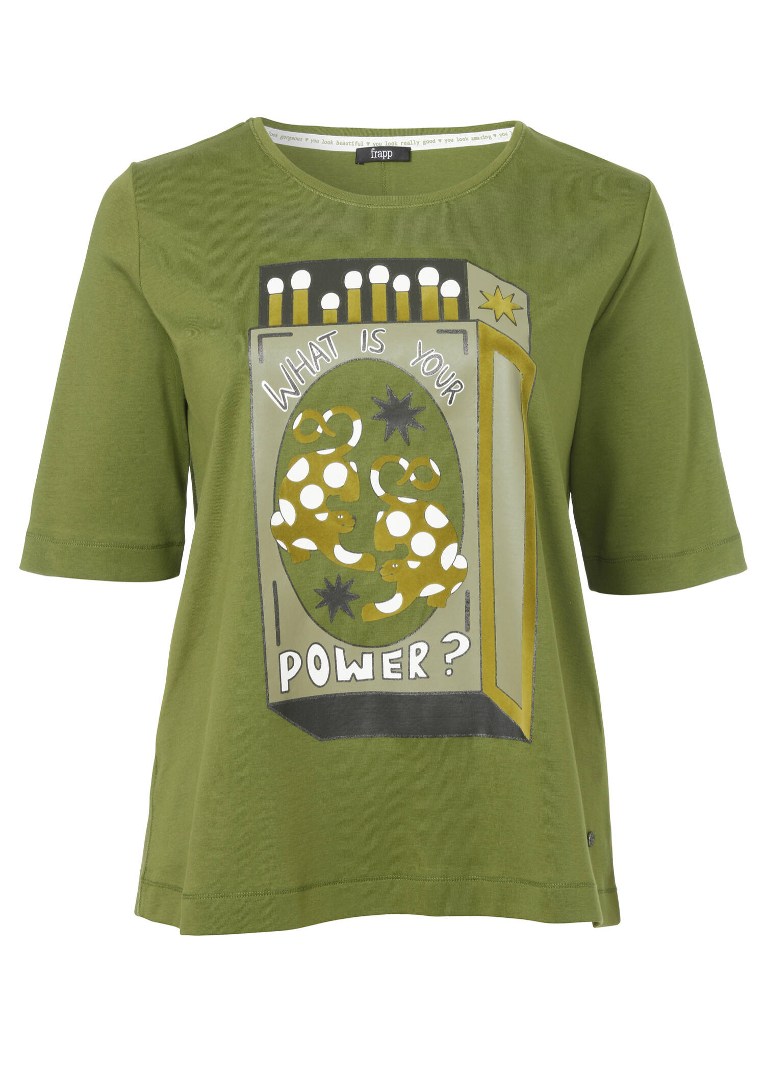 Jugendliches T-Shirt mit grafischem Motiv /