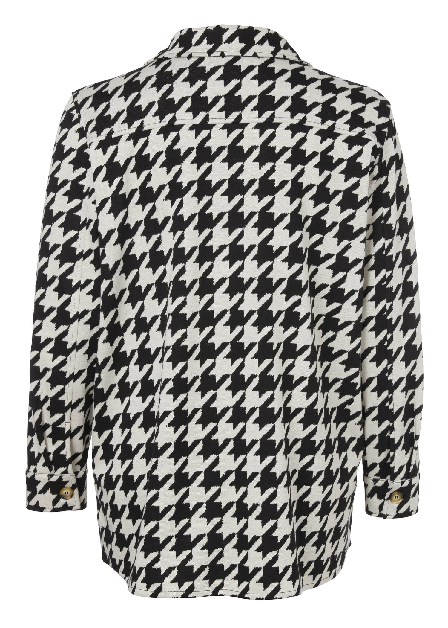 Modische Übergangsjacke mit Hahnentritt-Muster /