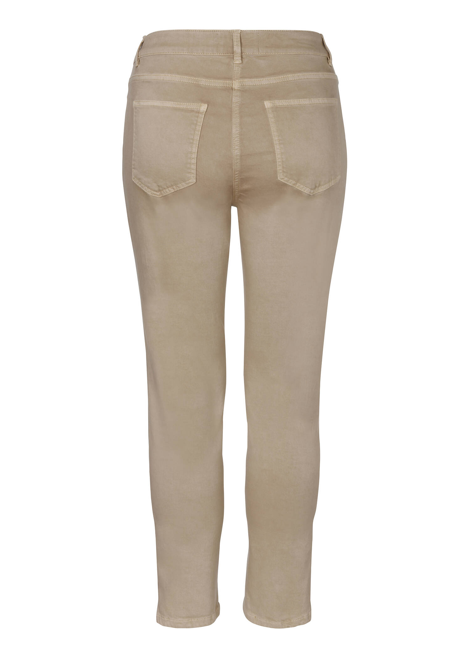 Dezente Stoffhose in unifarbenem Design /