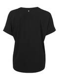 Modisches Blusenshirt mit Glitzersteinen / 
