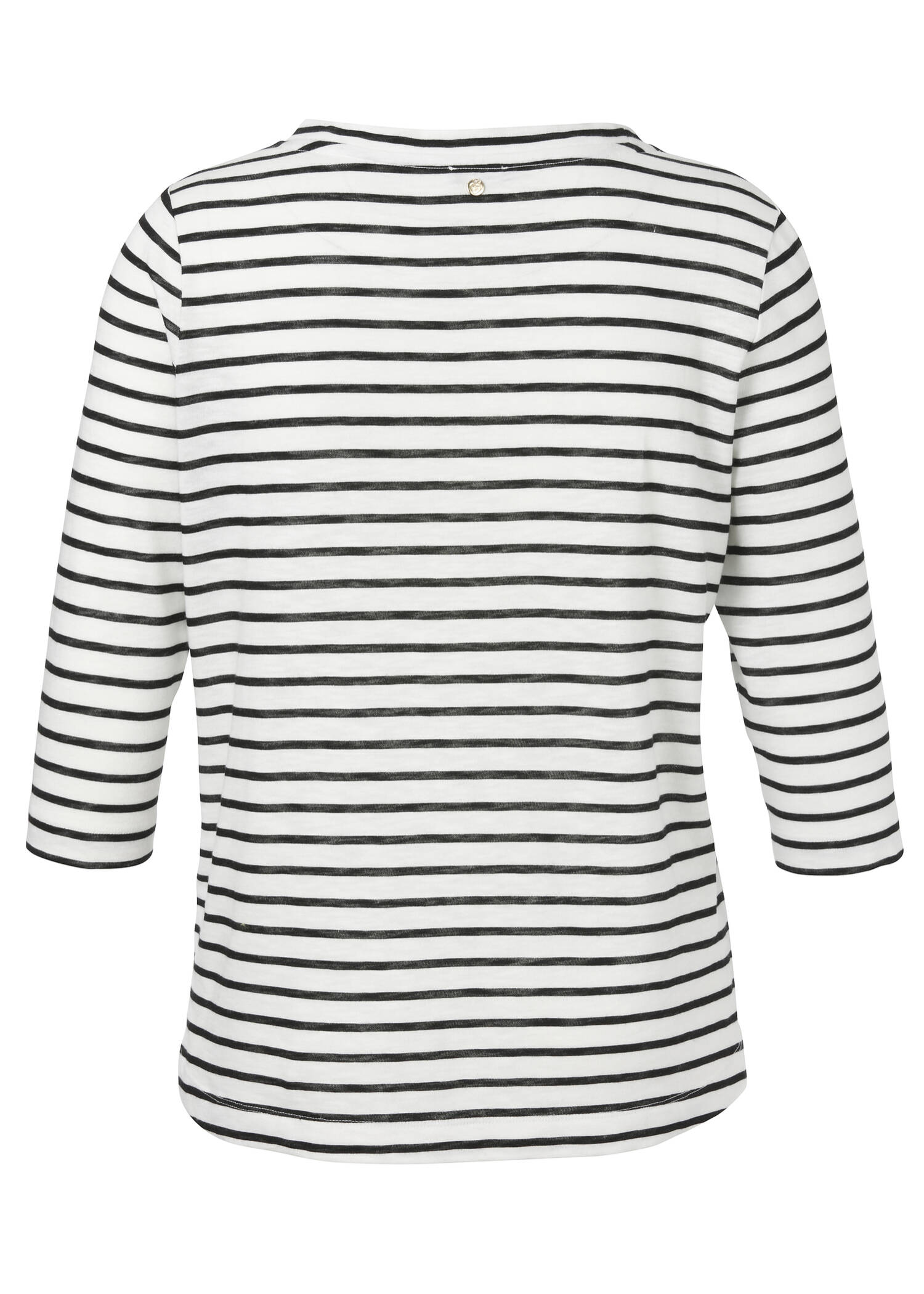Verspieltes 3/4-Arm-Shirt mit Glitzersteinen /