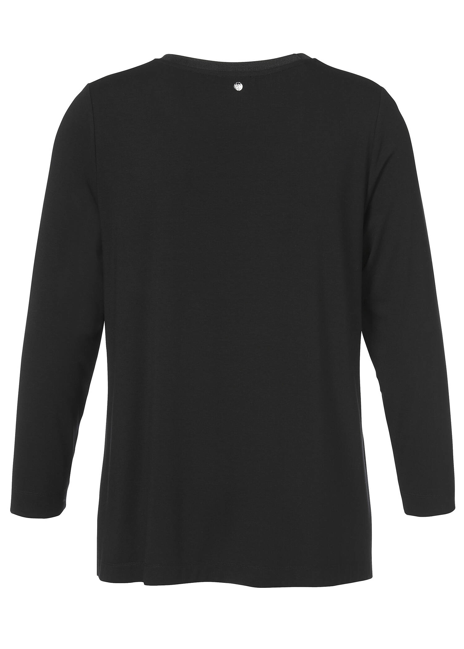 Dezentes Langarmshirt mit Glitzersteinen / 