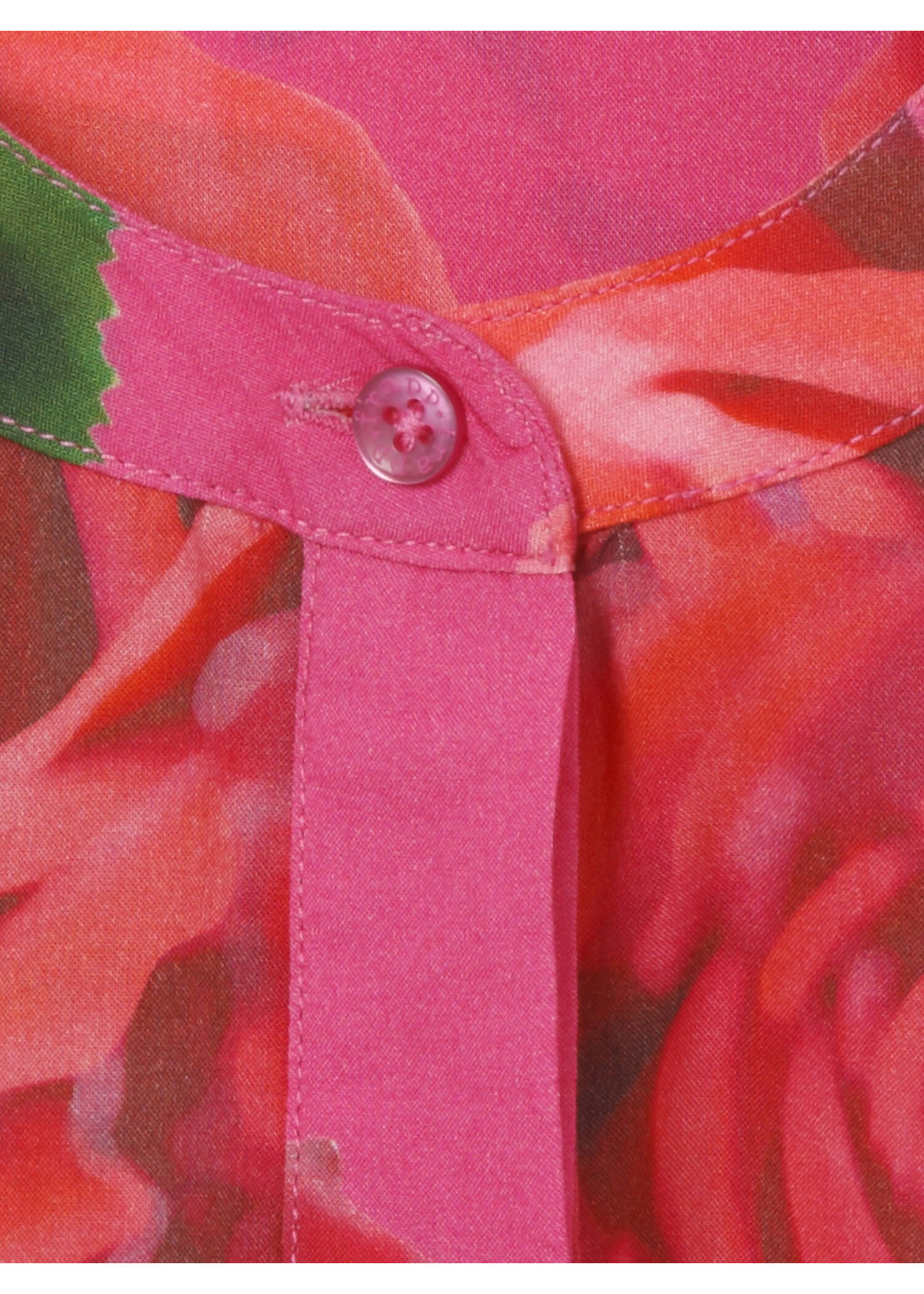 Feminine Langarmbluse mit Allovermuster /
