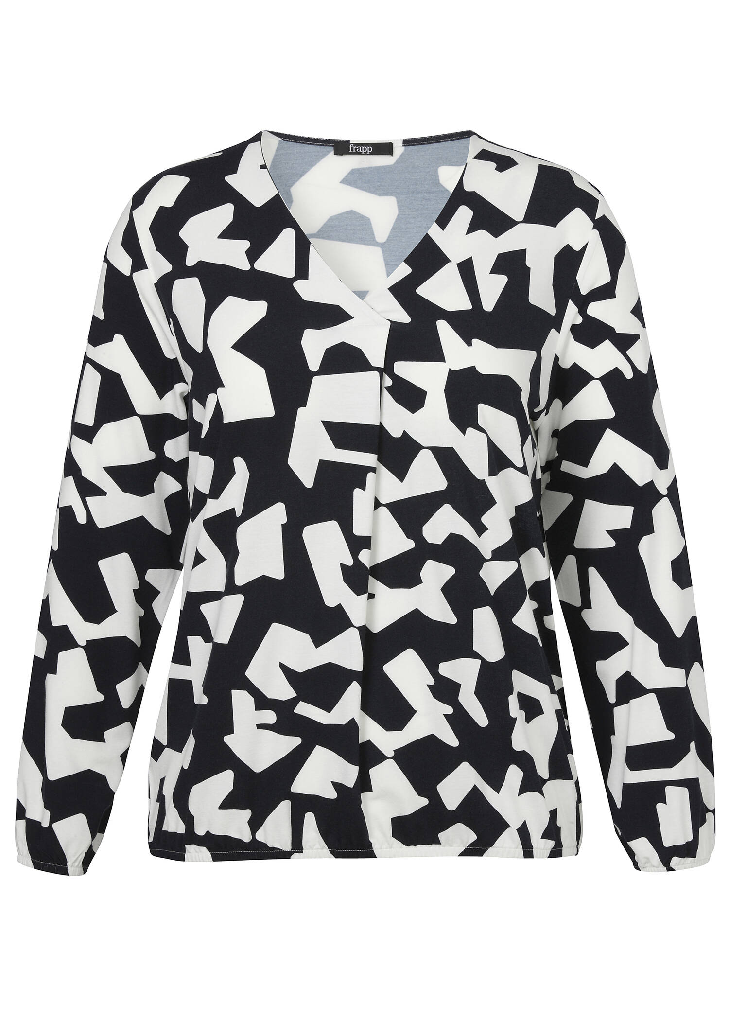 Modernes T-Shirt in grafischem Muster /