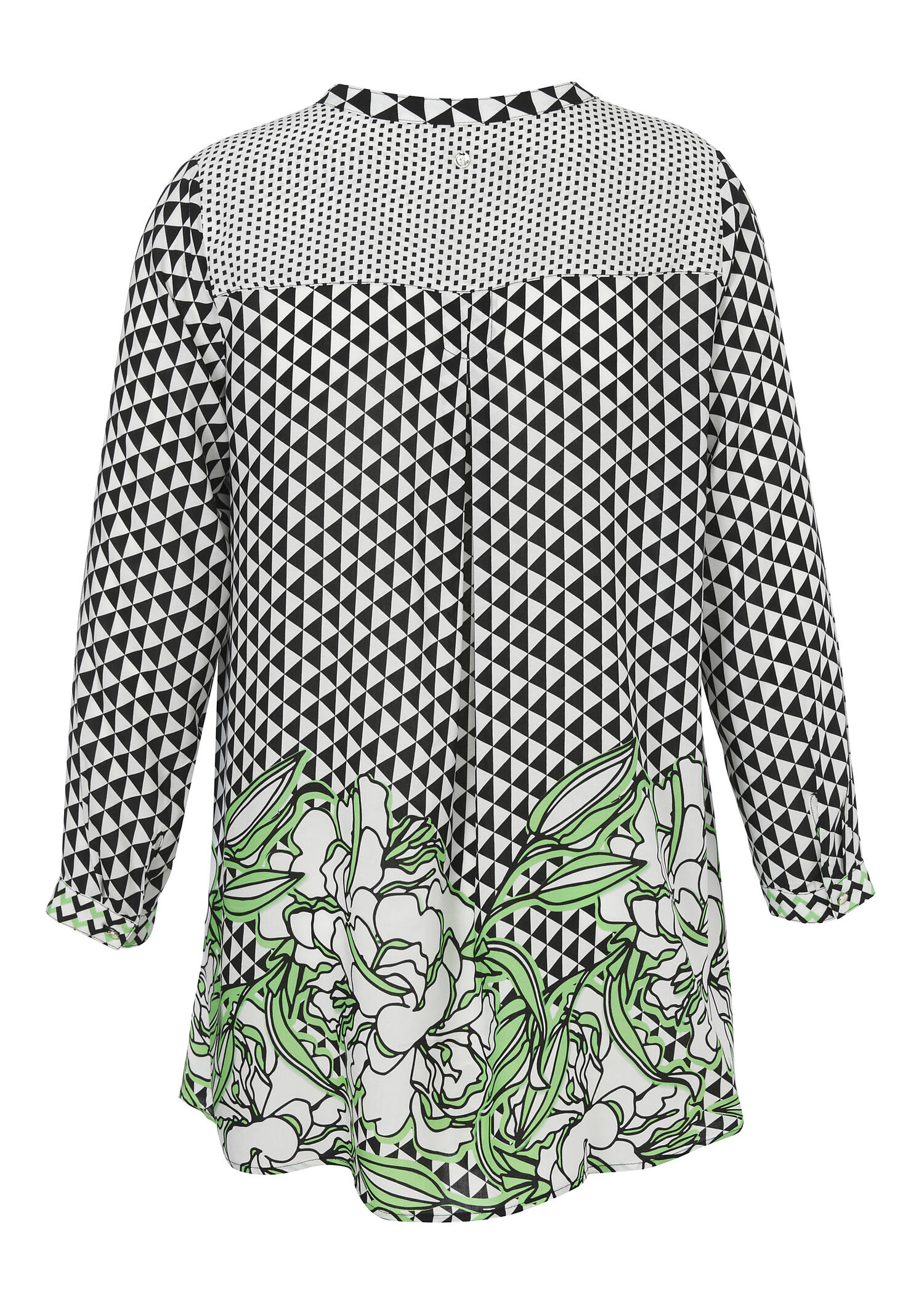 Modische Tunika mit Allovermuster /