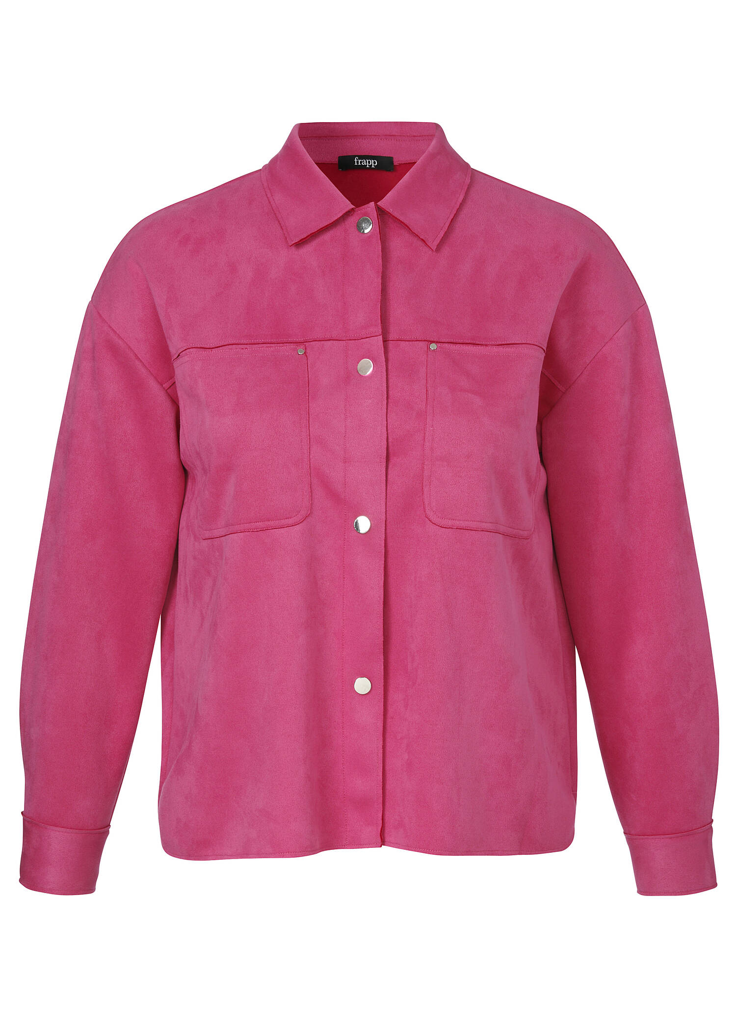 Modische Outdoorjacke in unifarbenem Design /
