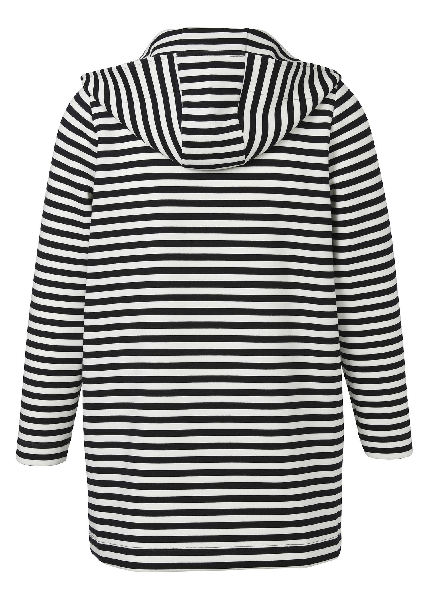 Modischer Kurzmantel mit Allovermuster / 