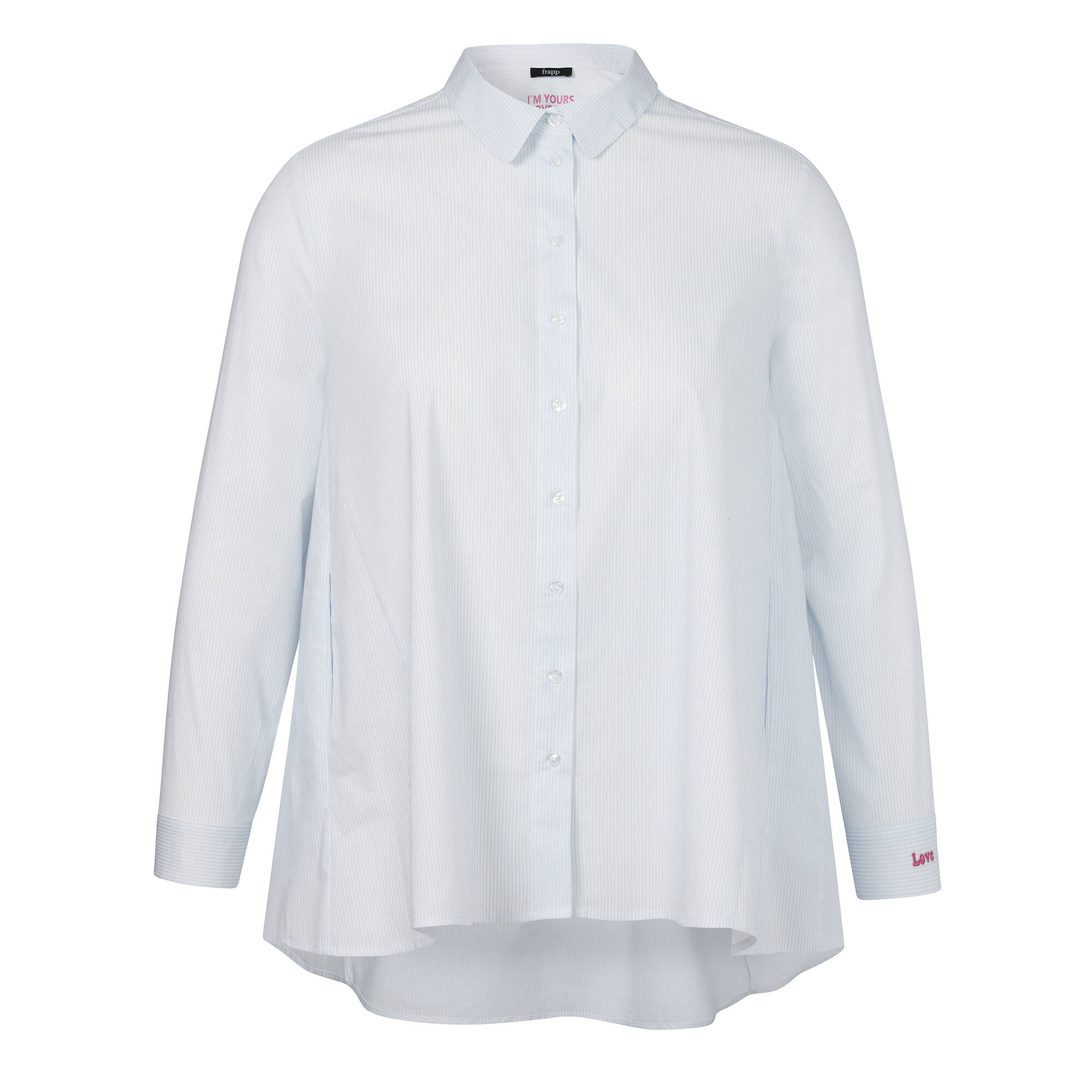 Klassische Bluse mit Allovermuster