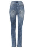 Hochwertige Denim Jeans in Used Optik / 