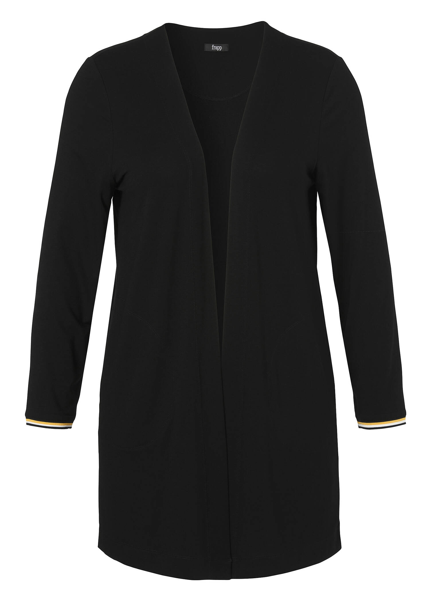 Offene Jacke aus Viskose-Jersey /