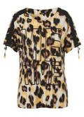 Extrovertiertes Print-Shirt Modern Leo / 