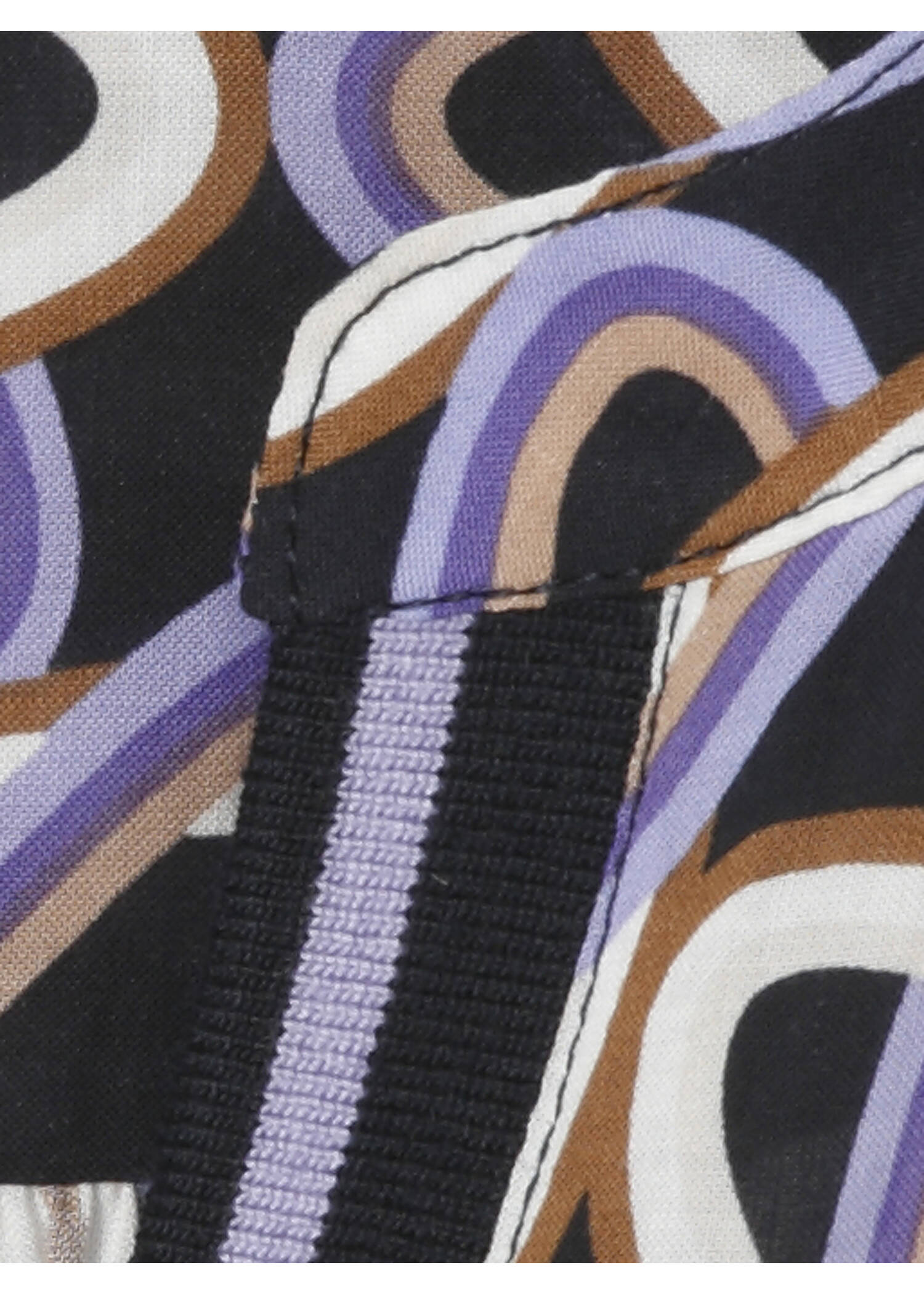 Fließende Viskose Tunika mit Allover Muster /