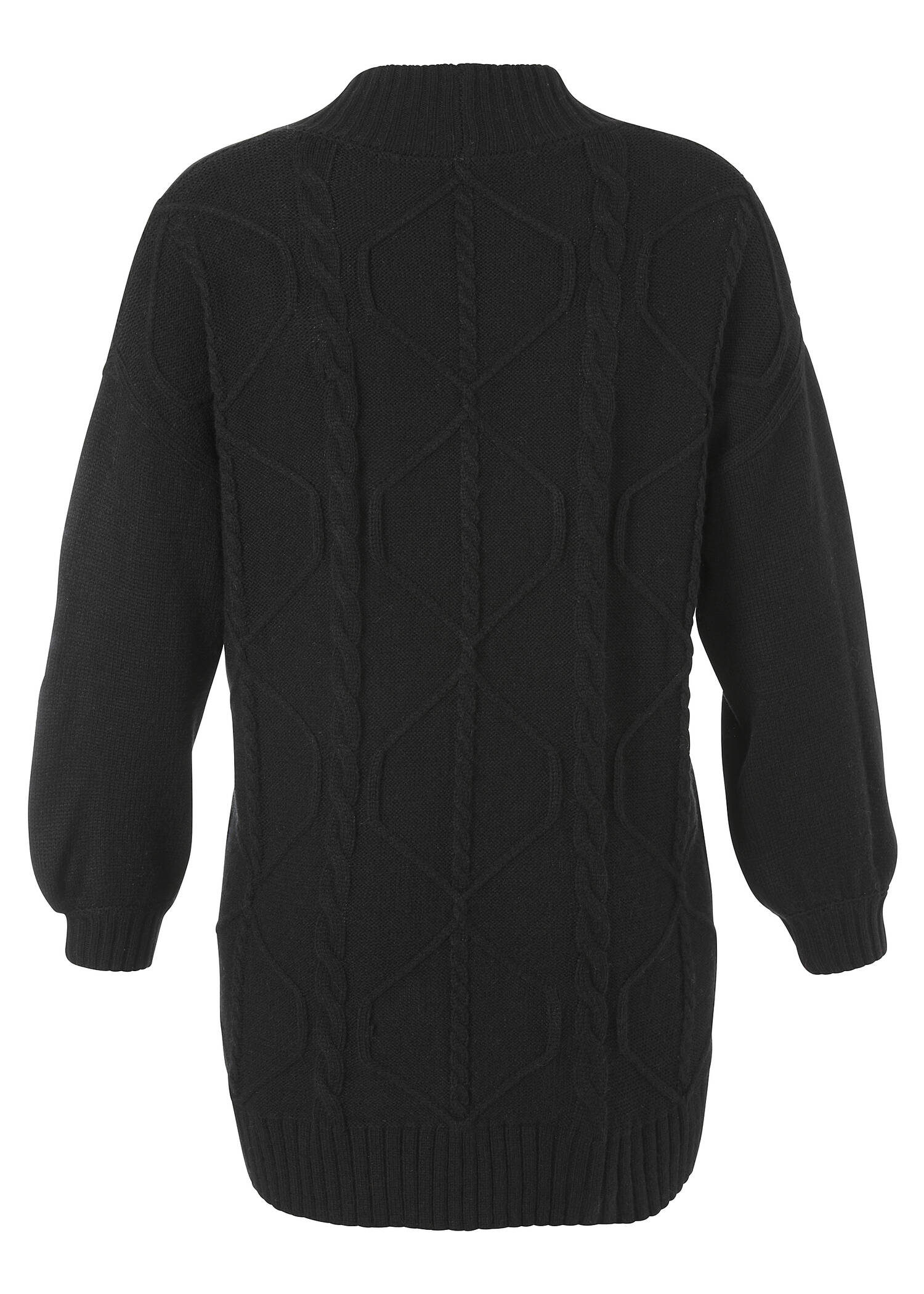 Warmer Cardigan mit Strickmuster /