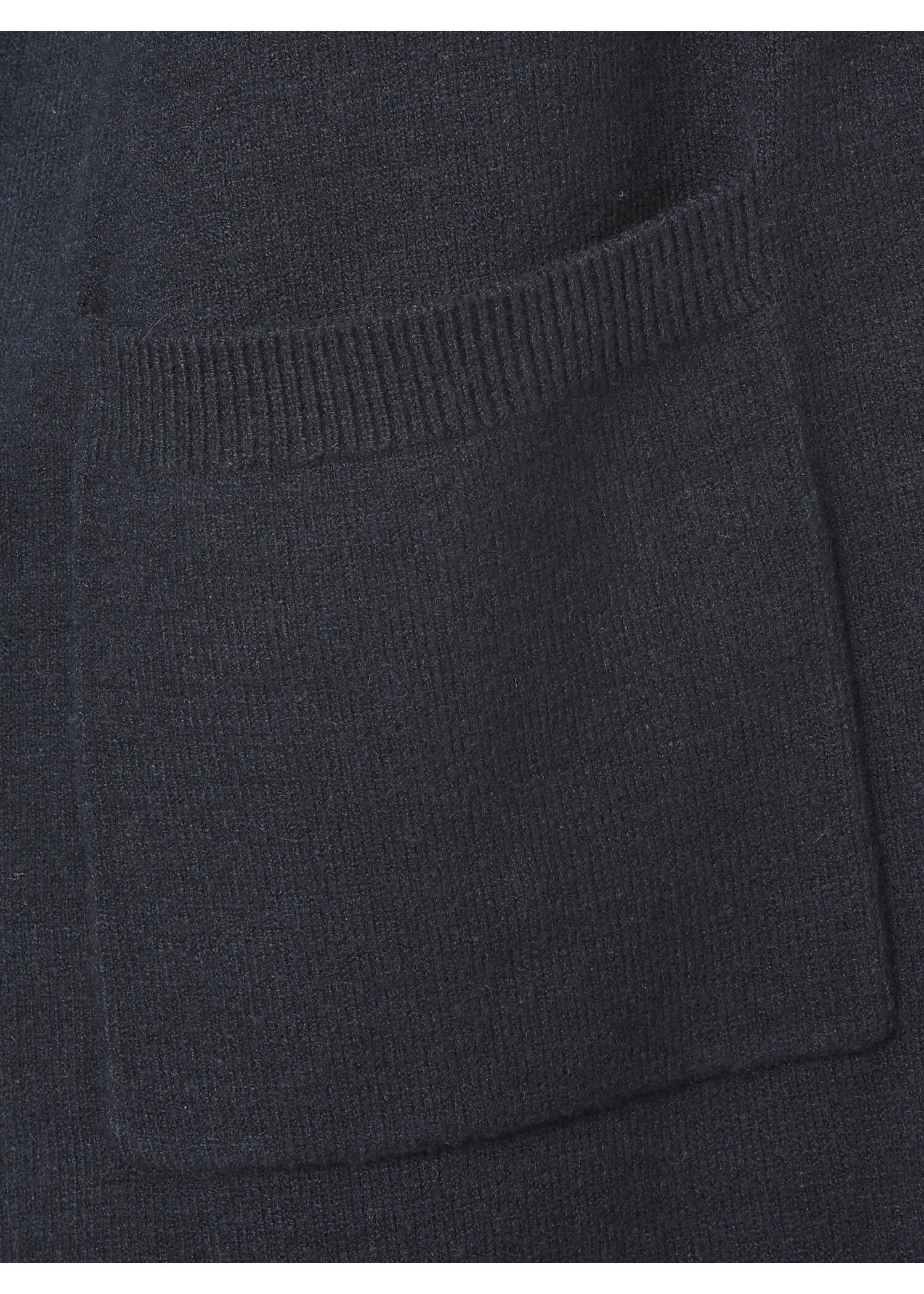 Kurzer Strickmantel / Long-Cardigan mit Kapuze /