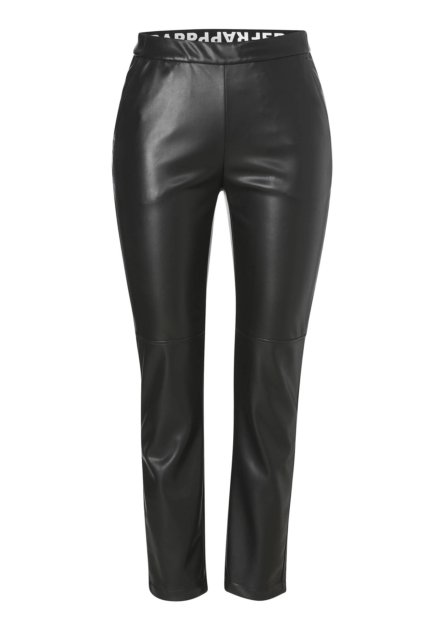 Coole Schlupfhose aus veganem Leder /