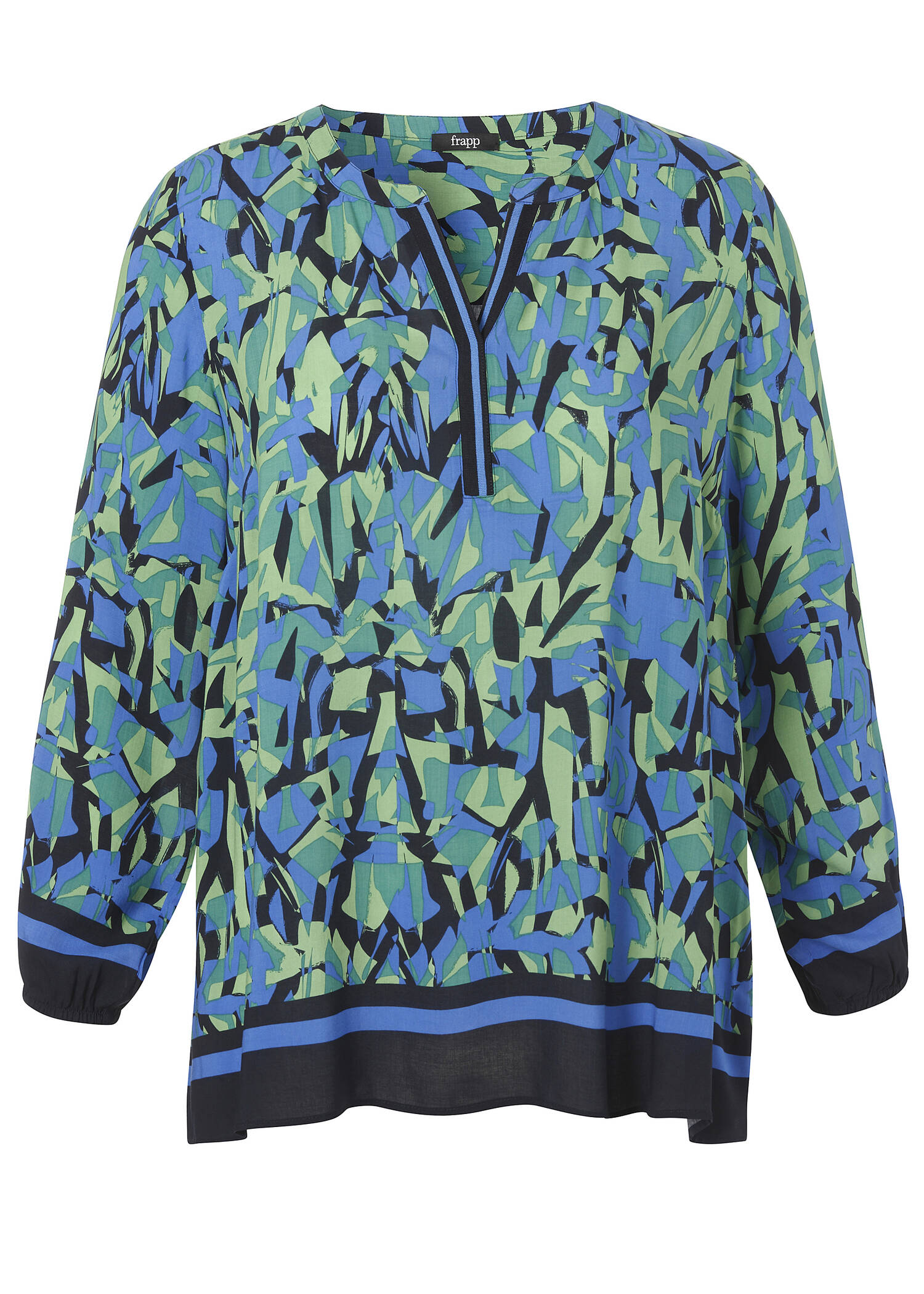 Kurze Print-Tunika im A-Schnitt /