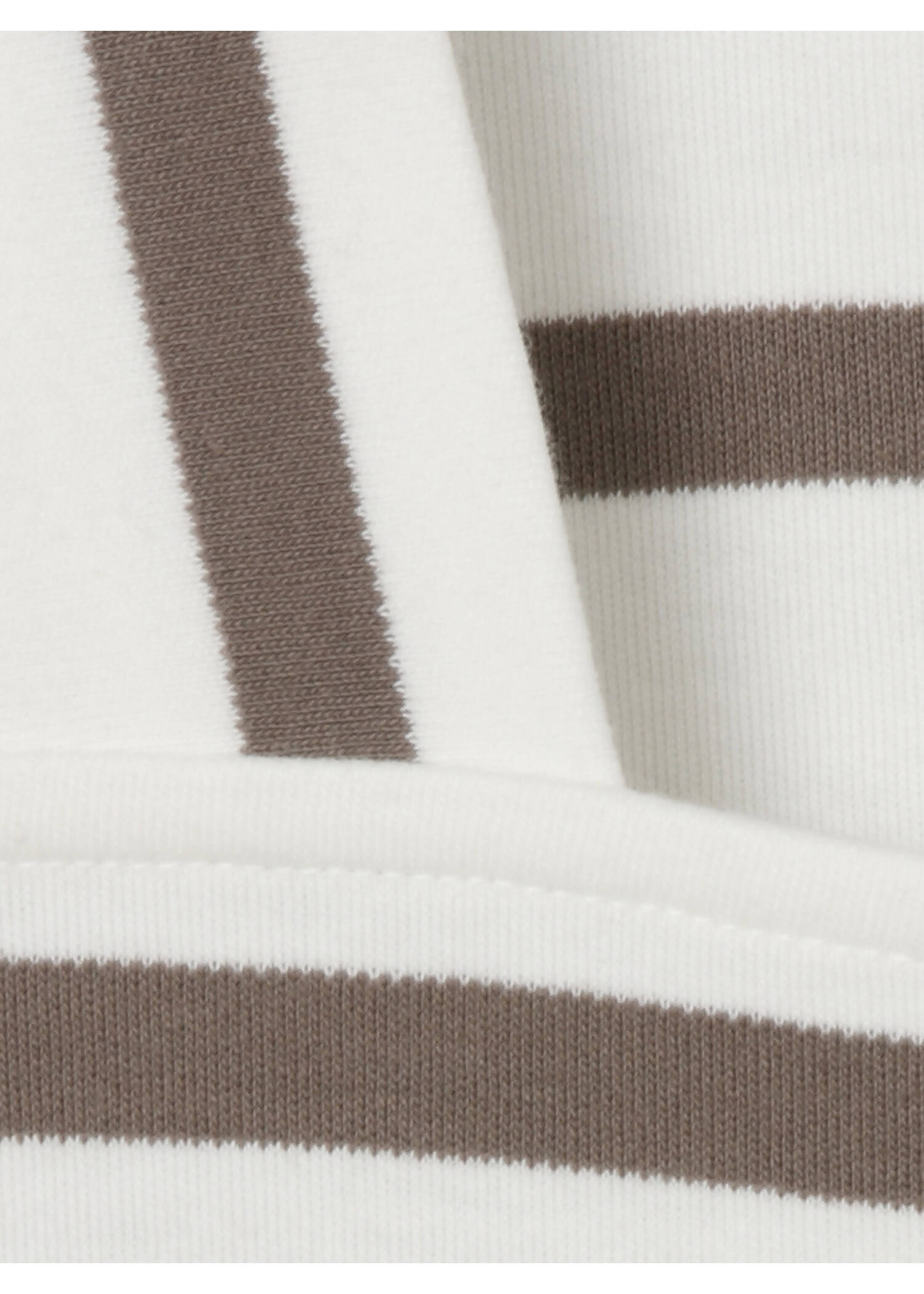 Zartes Baumwoll-Langarm-Shirt mit Ringelmuster /