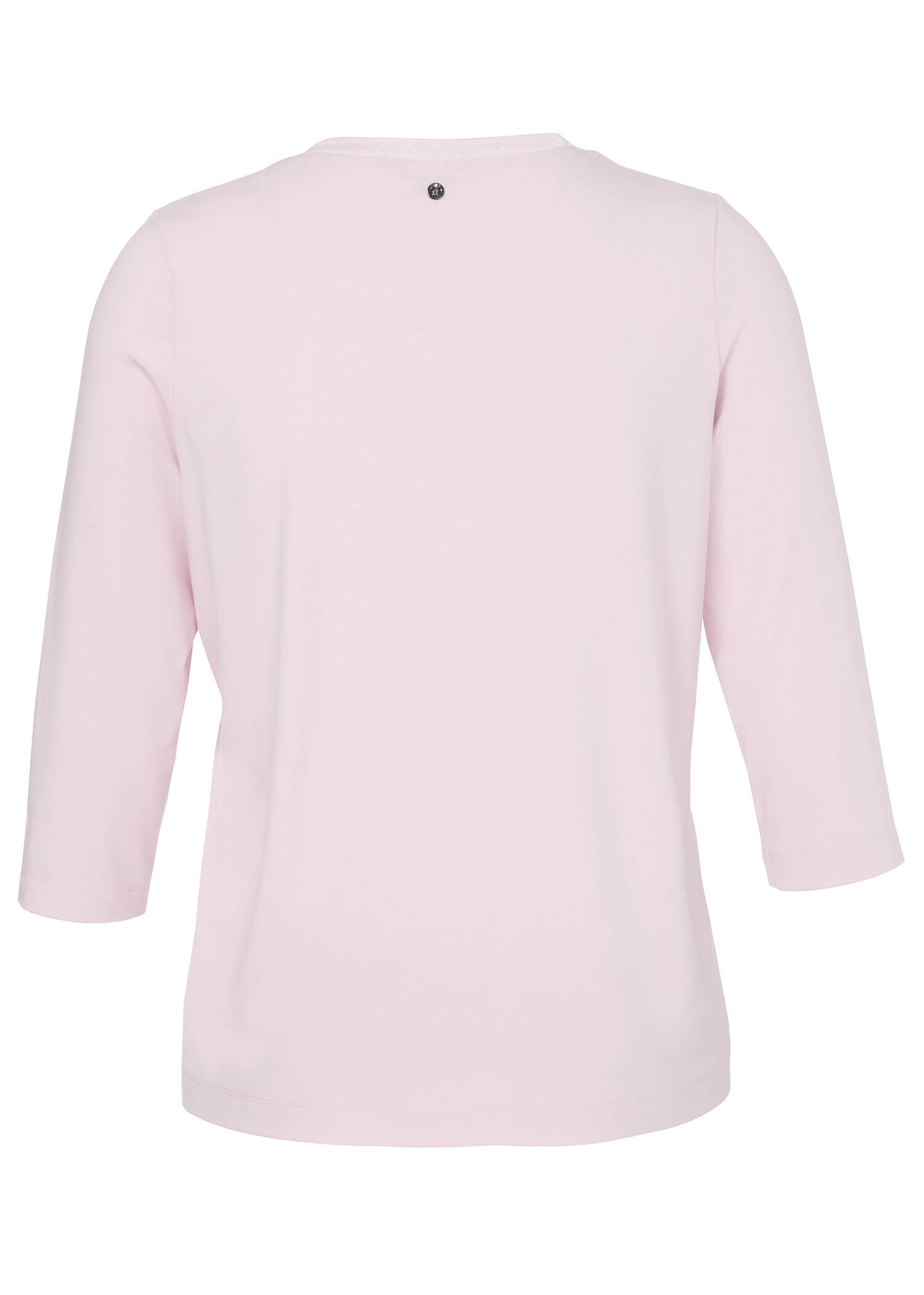 3/4-Arm Shirt Rosé mit Front-Motiv / 