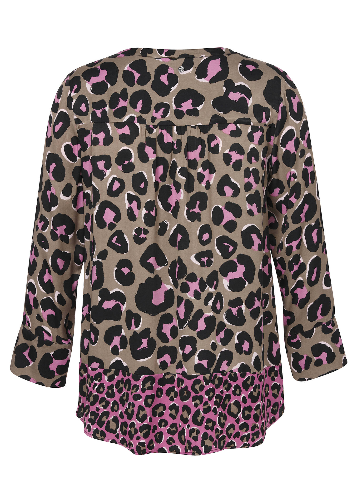 Fließende Viskose-Tunika Modern Animal /