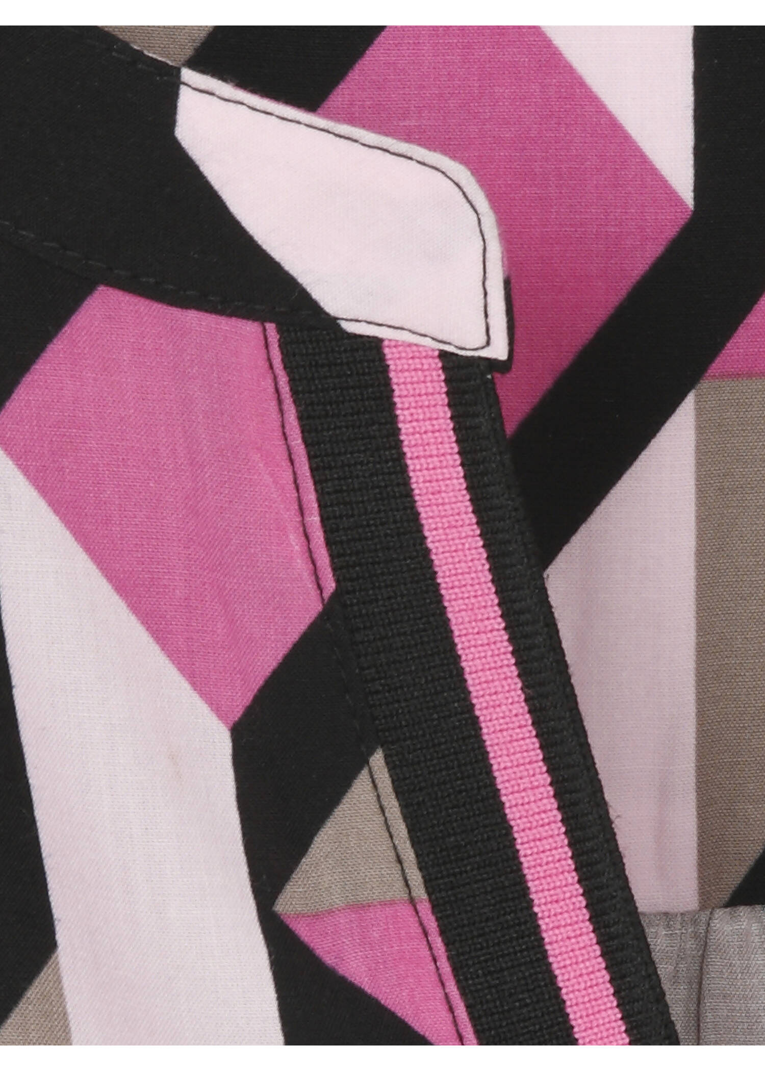 Fließende Viskose-Tunika mit Allover-Print /