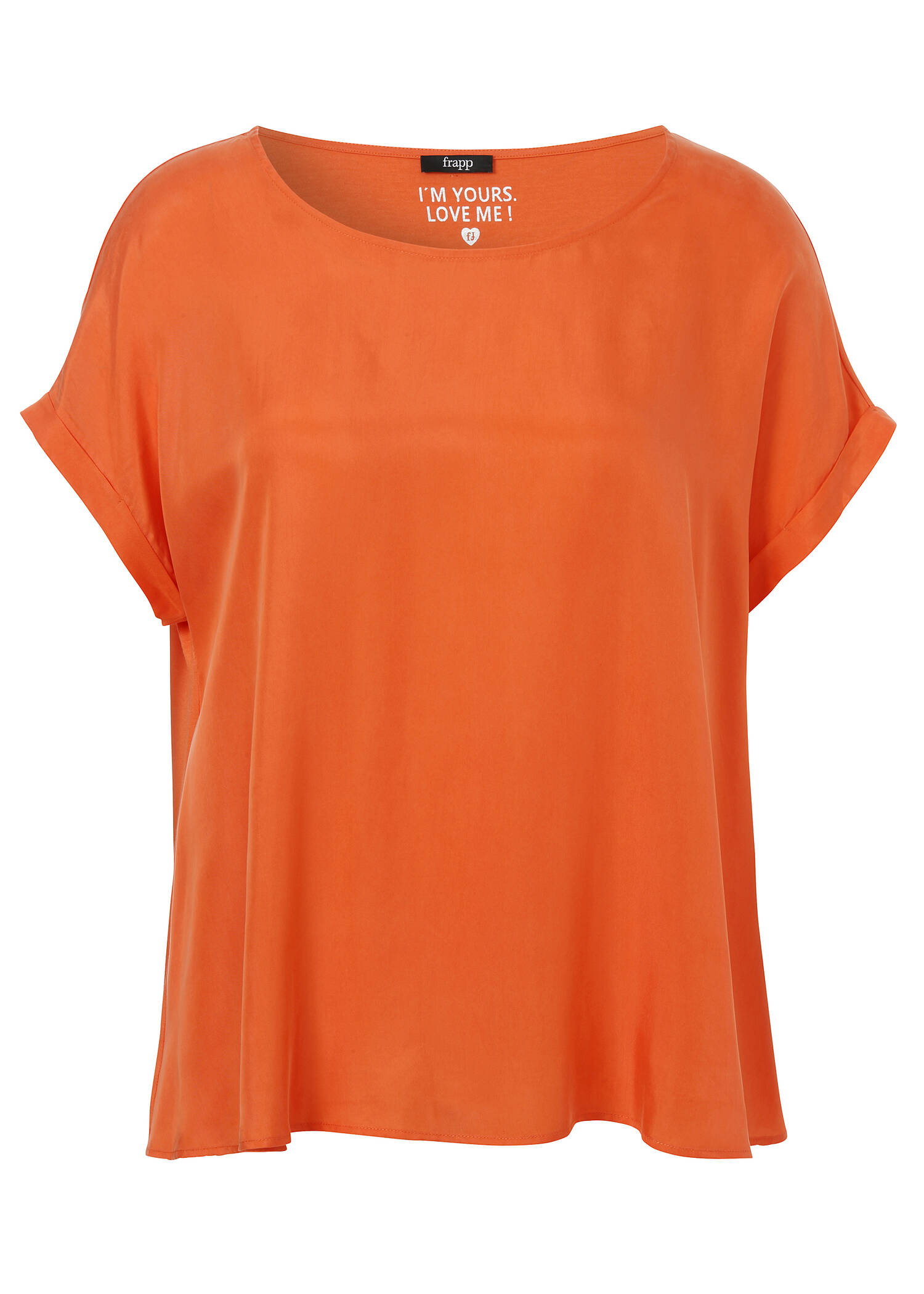 Ärmellose, seidige Bluse mit überschnittenen Schultern /