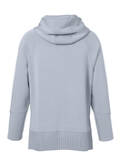 Klassischer Hoodie mit gestricktem Rippbund / 